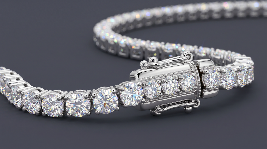 St. Germain - Round Tennis Necklace