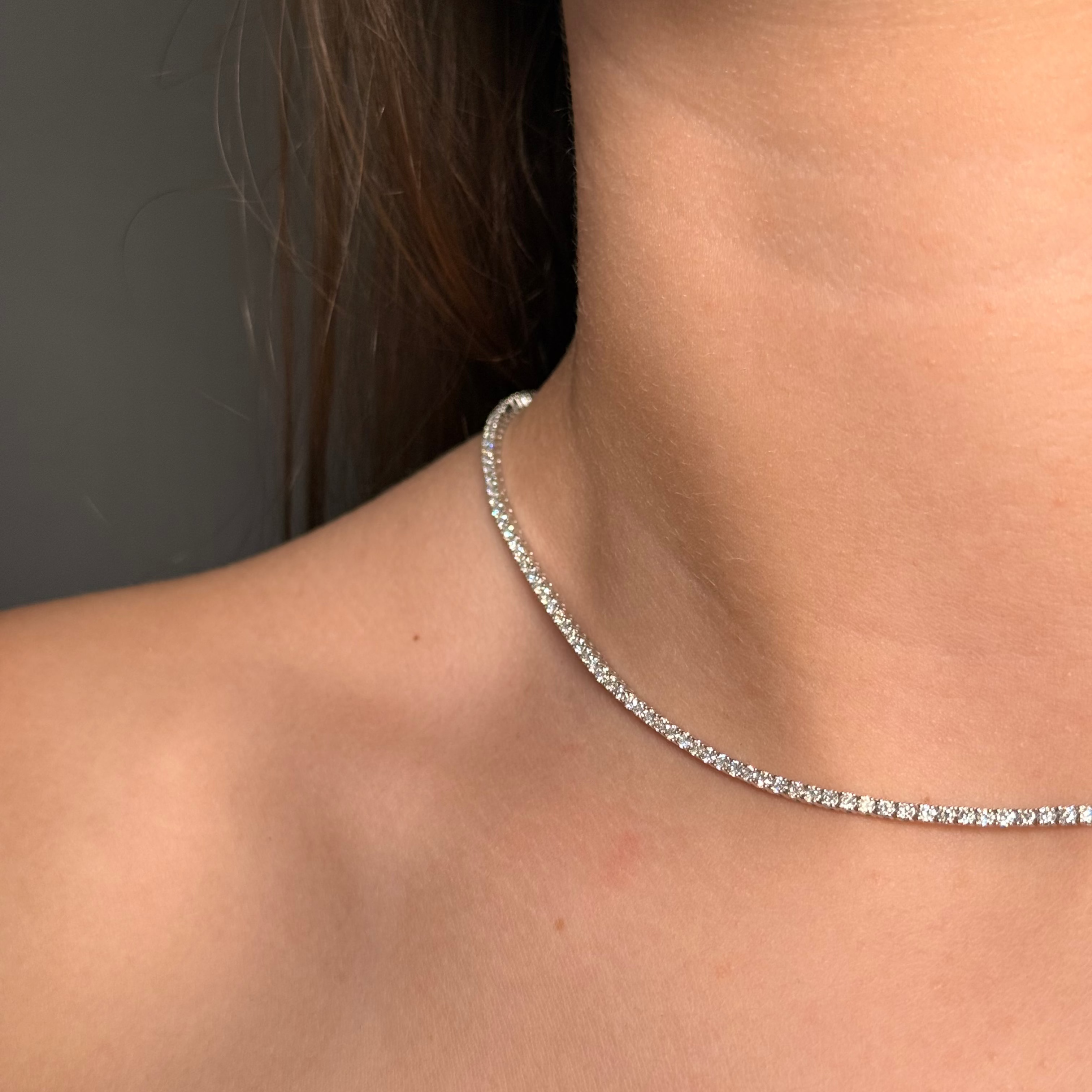 St. Germain - Round Tennis Necklace