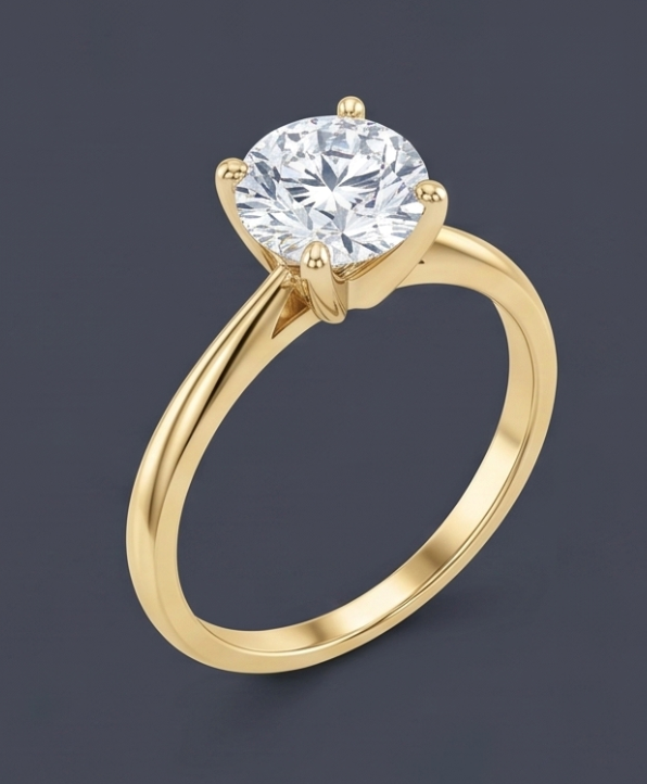 St. Germain - Solitaire Round Ring