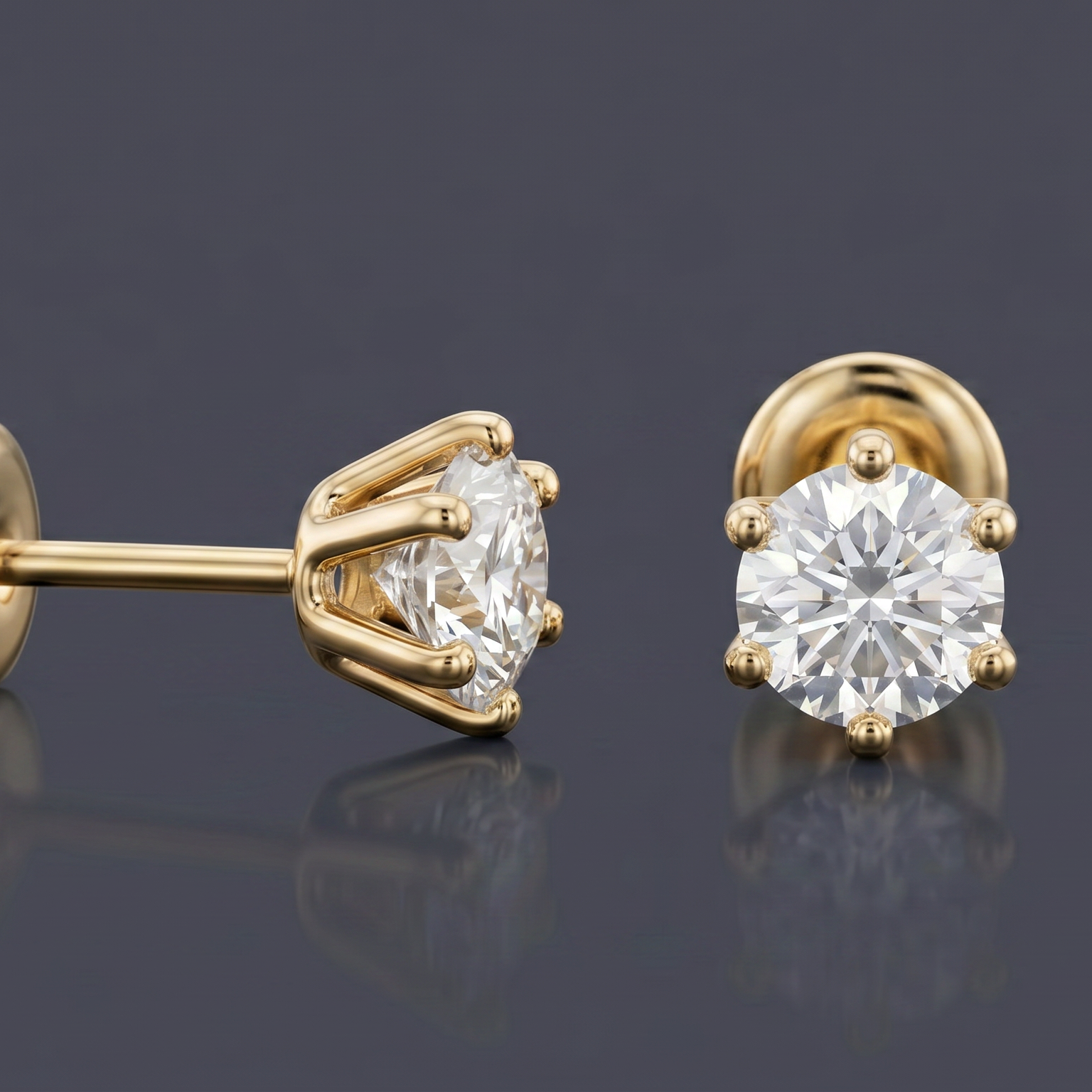 Rivoli - Round Earrings