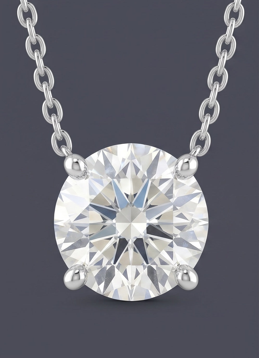 St. Germain - Solitaire Round Necklace