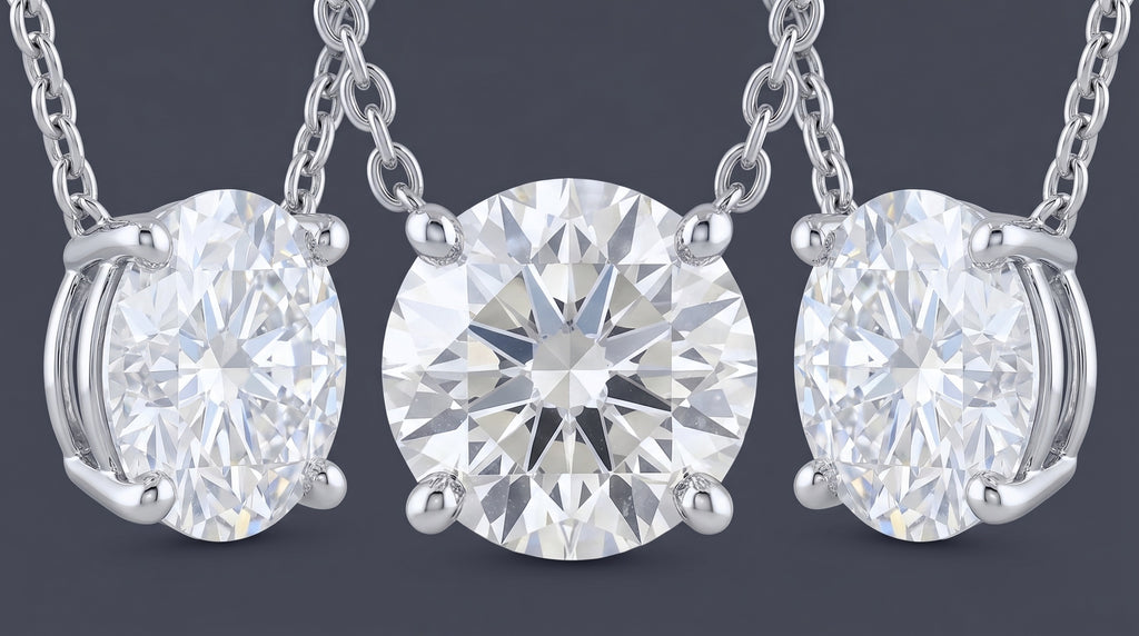 St. Germain - Solitaire Round Necklace