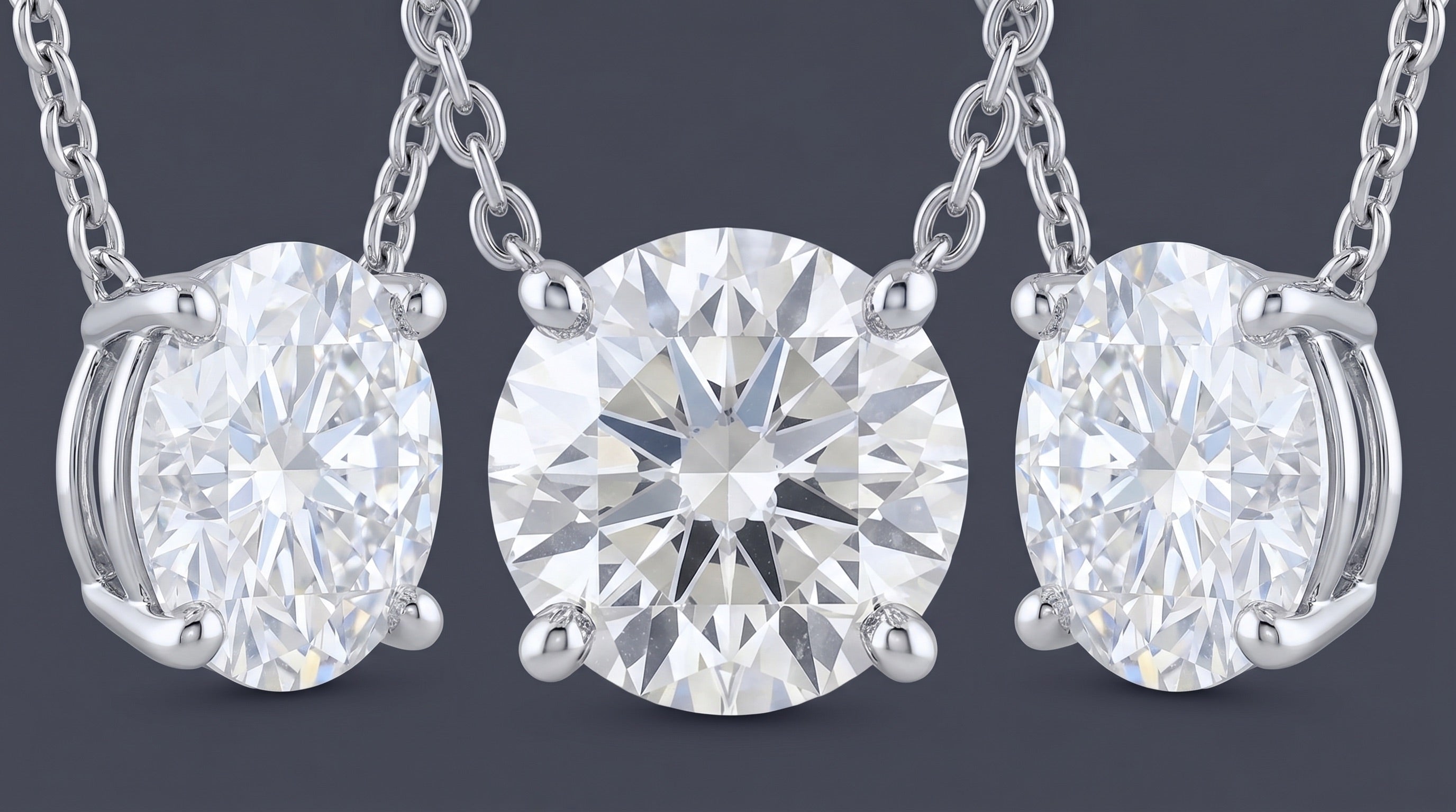 St. Germain - Solitaire Round Necklace