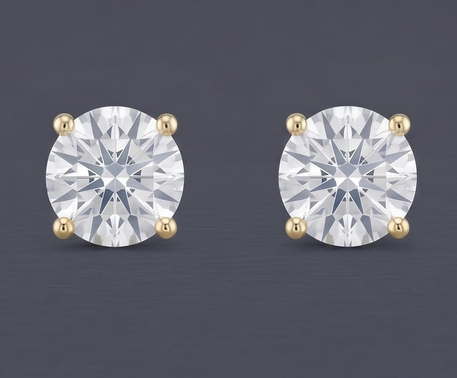 St. Germain - Round Stud Earrings