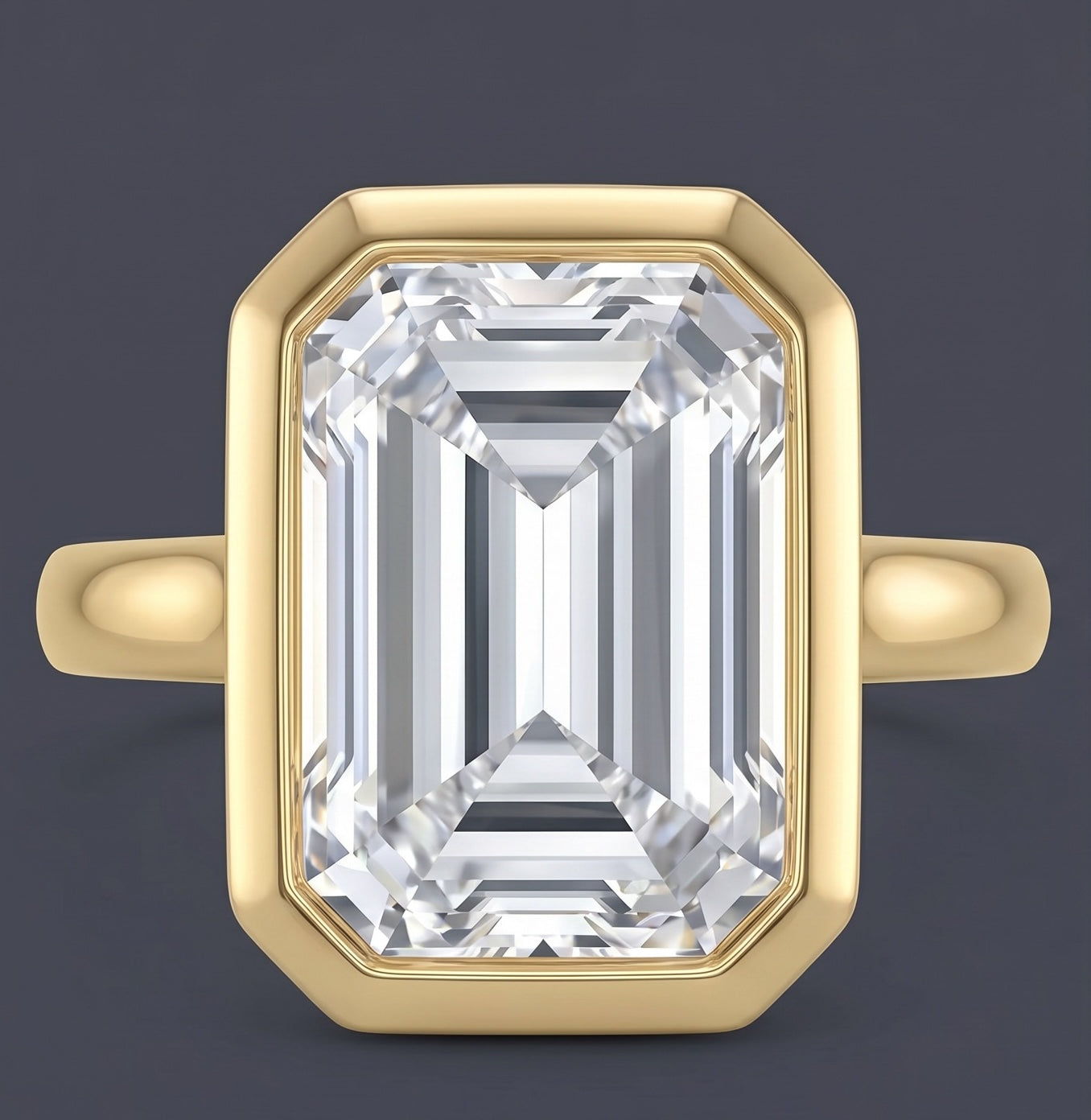 Empire - Emerald Bezel Ring