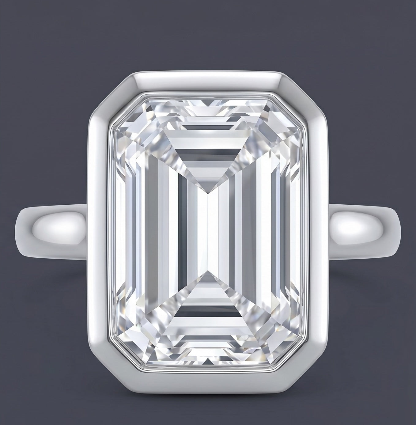 Empire - Emerald Bezel Ring