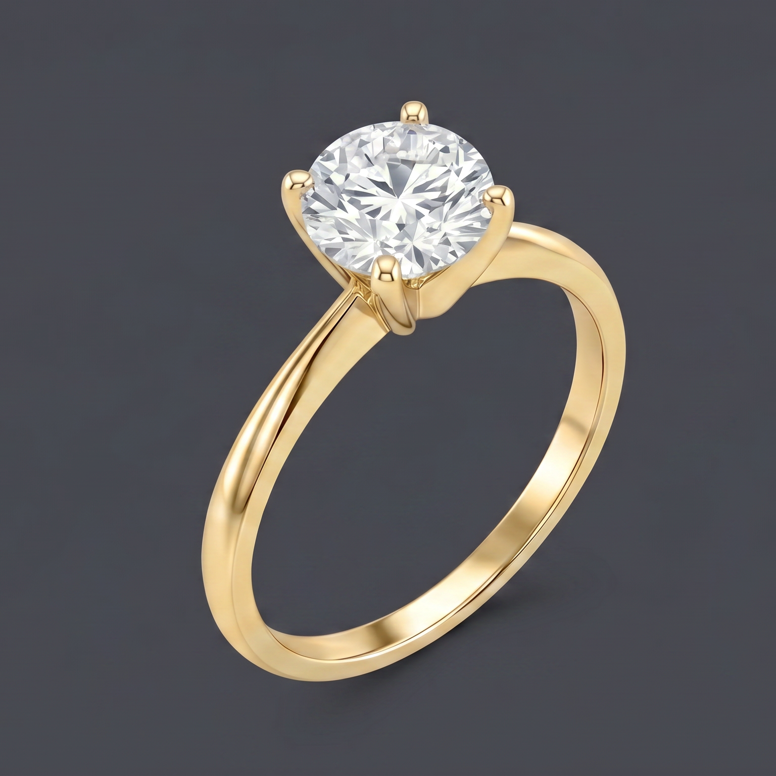 St. Germain - Solitaire Round Ring