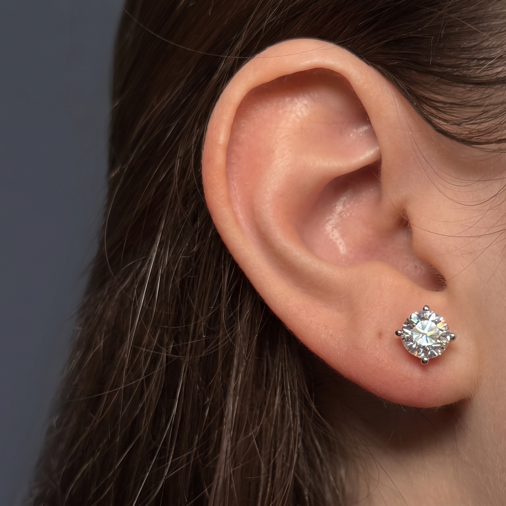 St. Germain - Round Stud Earrings