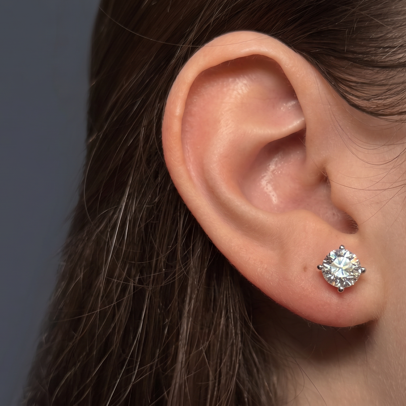 St. Germain - Round Stud Earrings