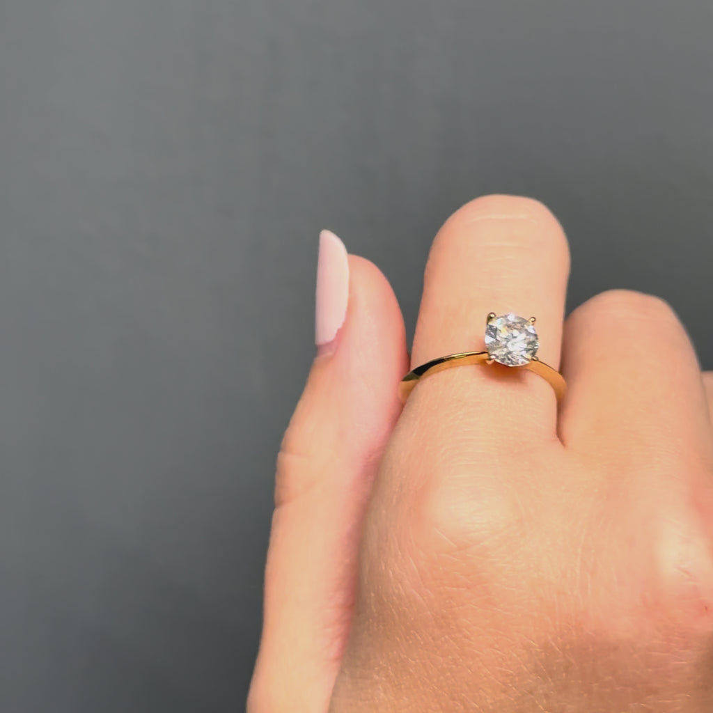 St. Germain - Solitaire Round Ring