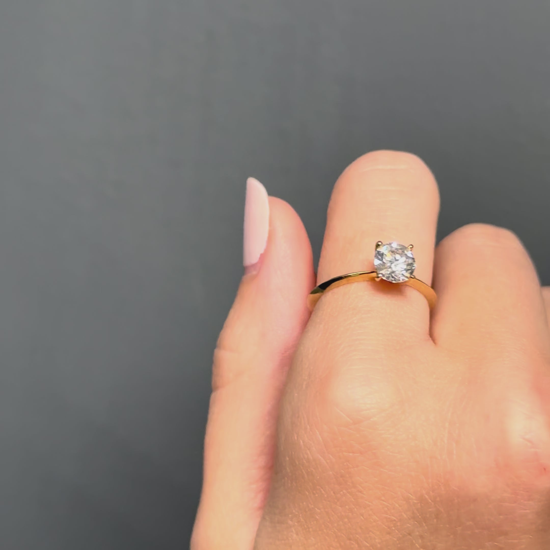 St. Germain - Solitaire Round Ring