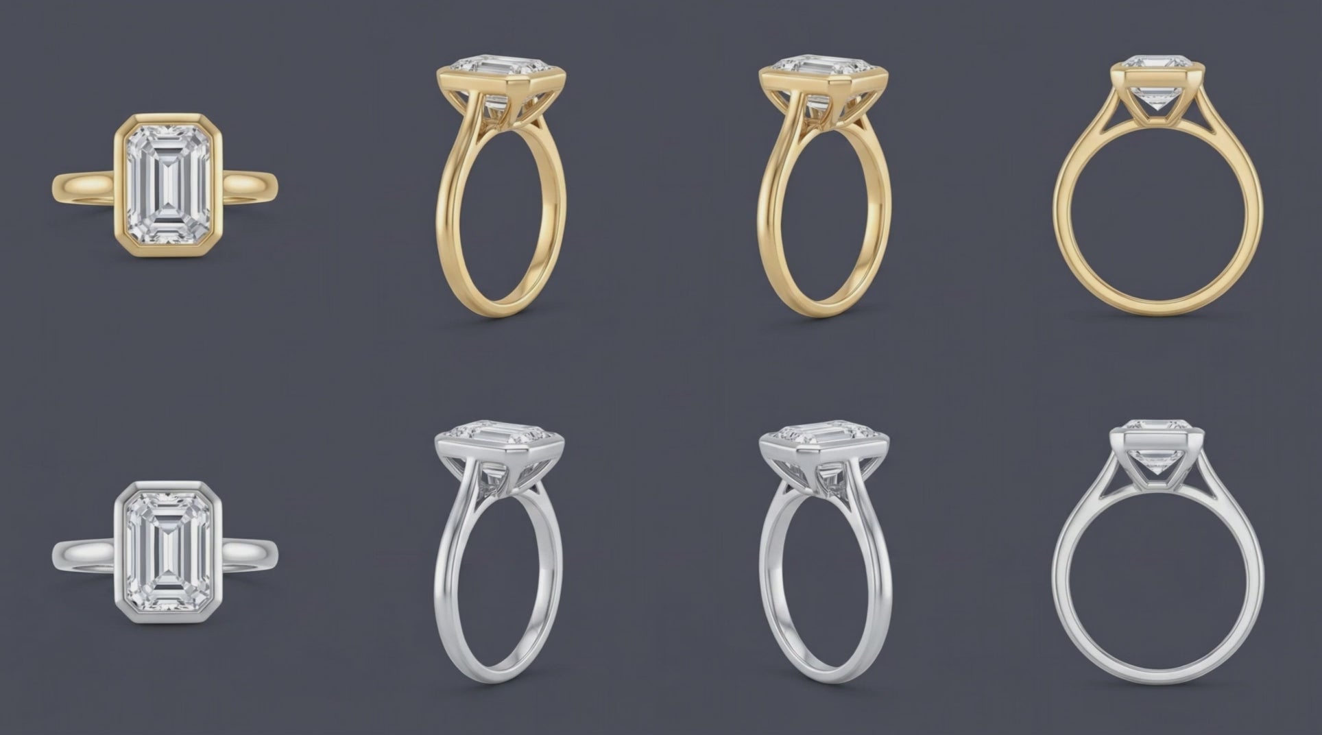 Empire - Emerald Bezel Ring