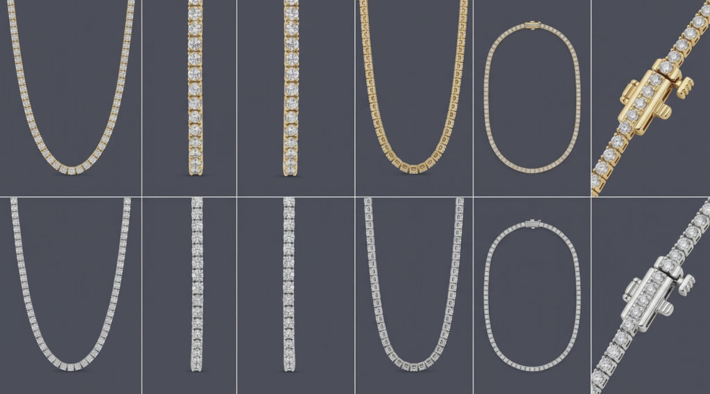 St. Germain - Round Tennis Necklace