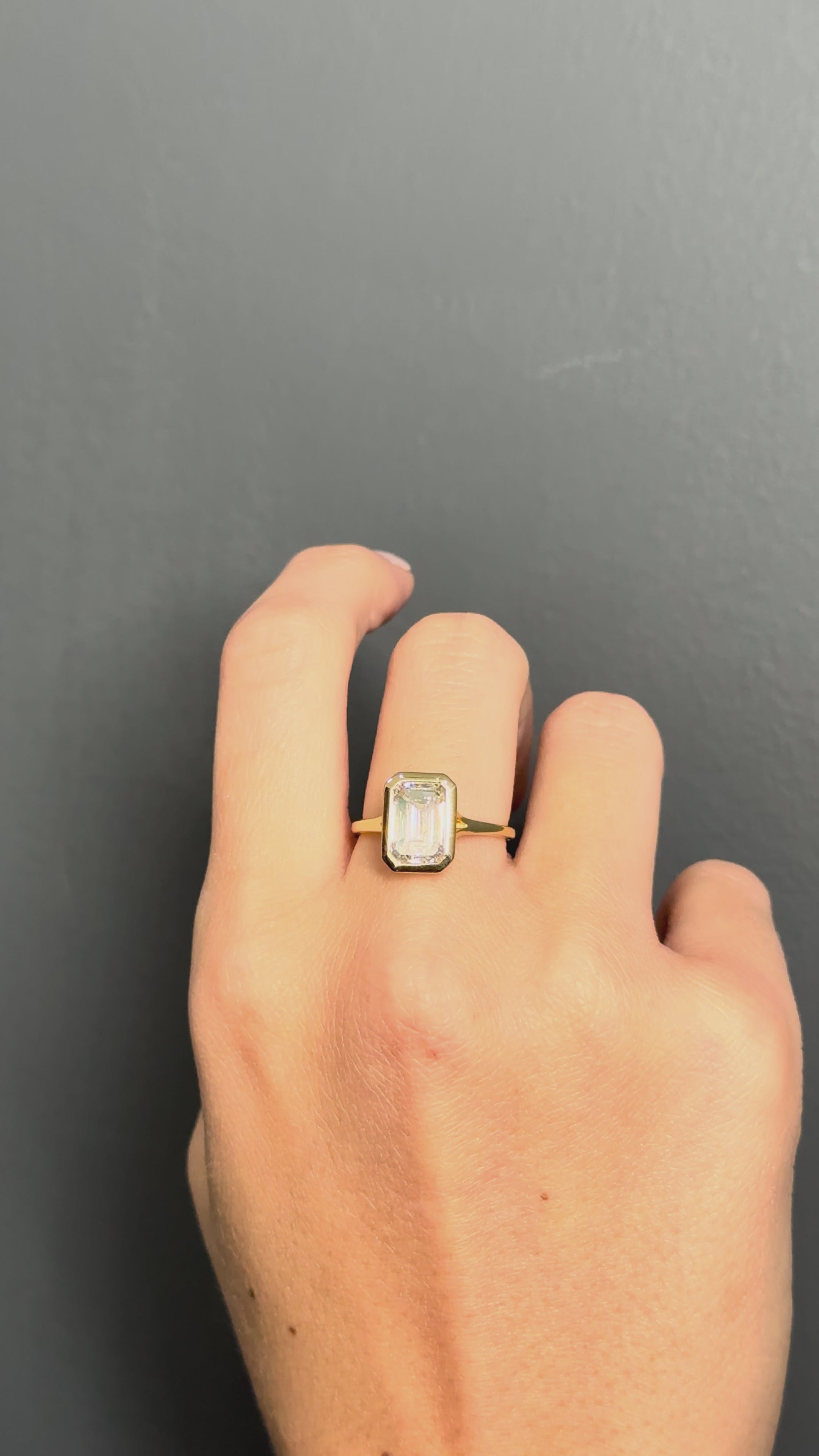 Empire - Emerald Bezel Ring
