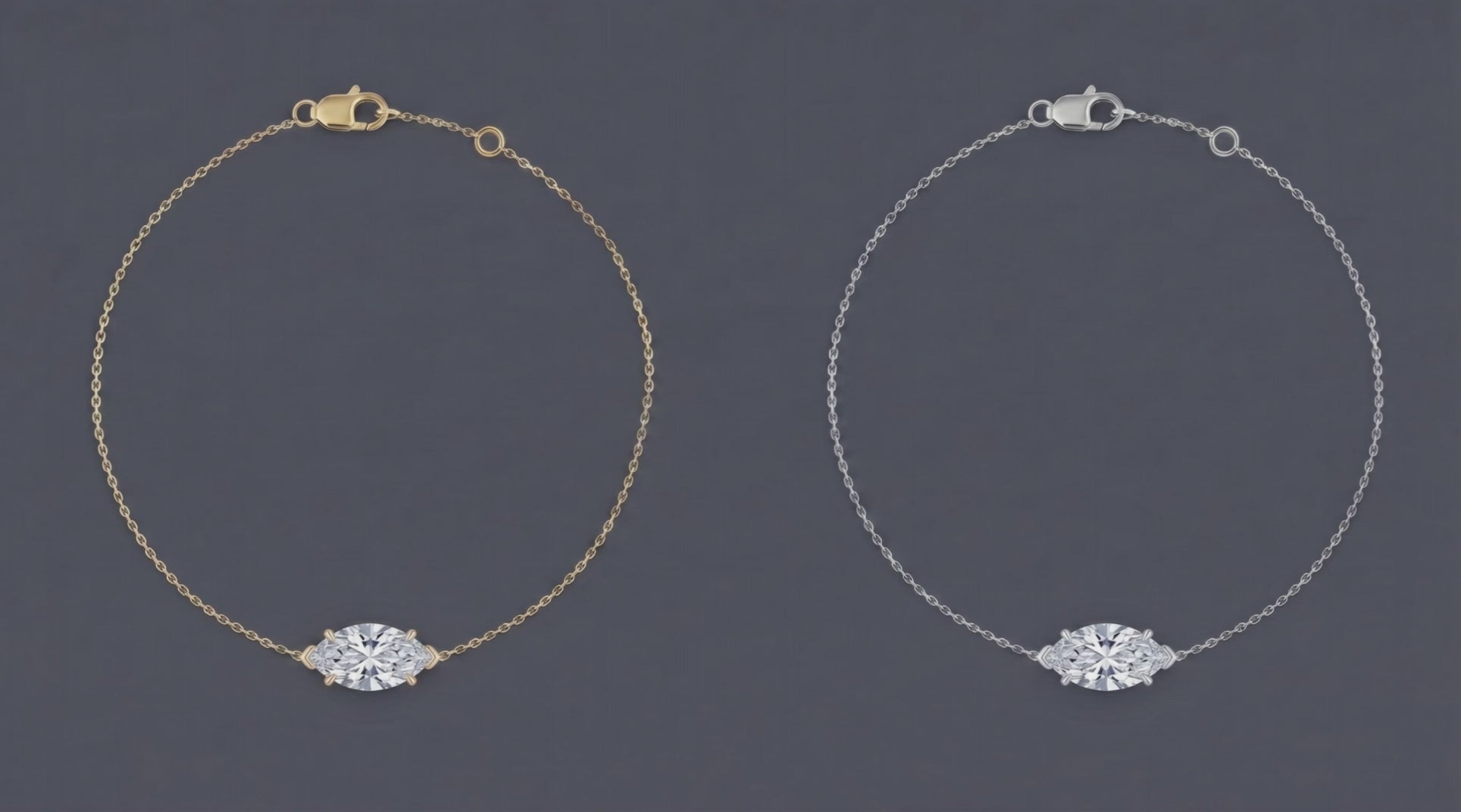 Bellagio - Solitaire Marquise Bracelet