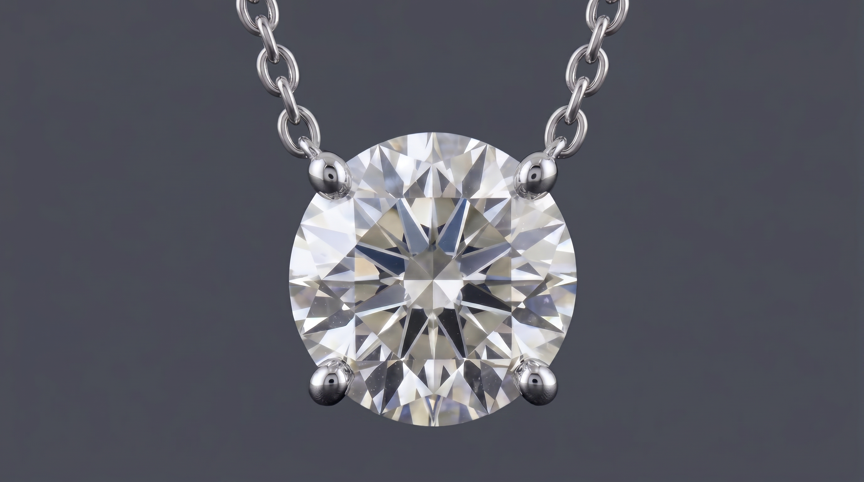 St. Germain - Solitaire Round Necklace