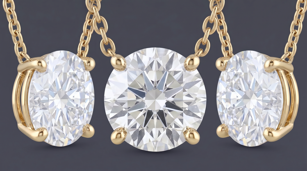 St. Germain - Solitaire Round Necklace