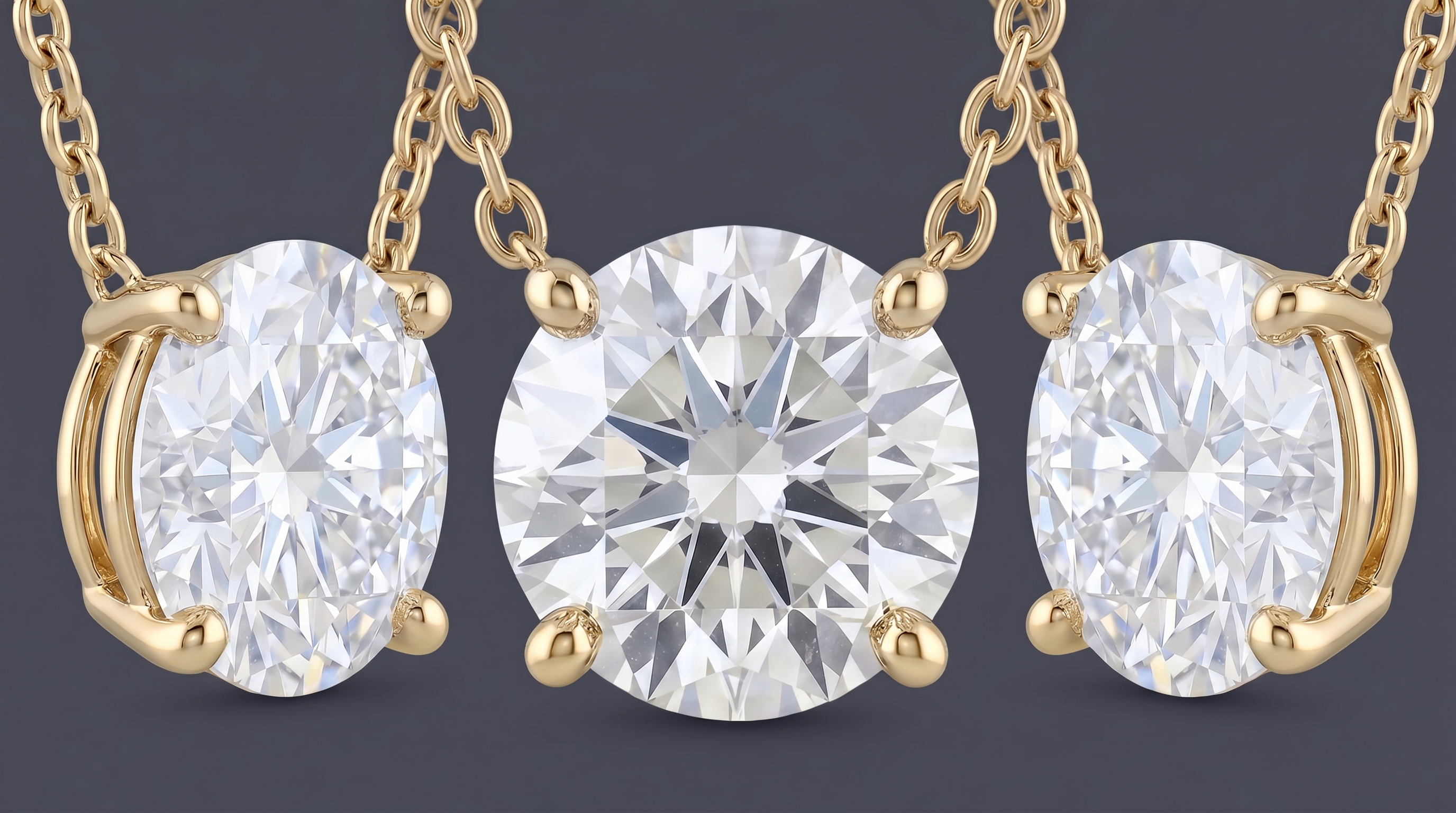 St. Germain - Solitaire Round Necklace