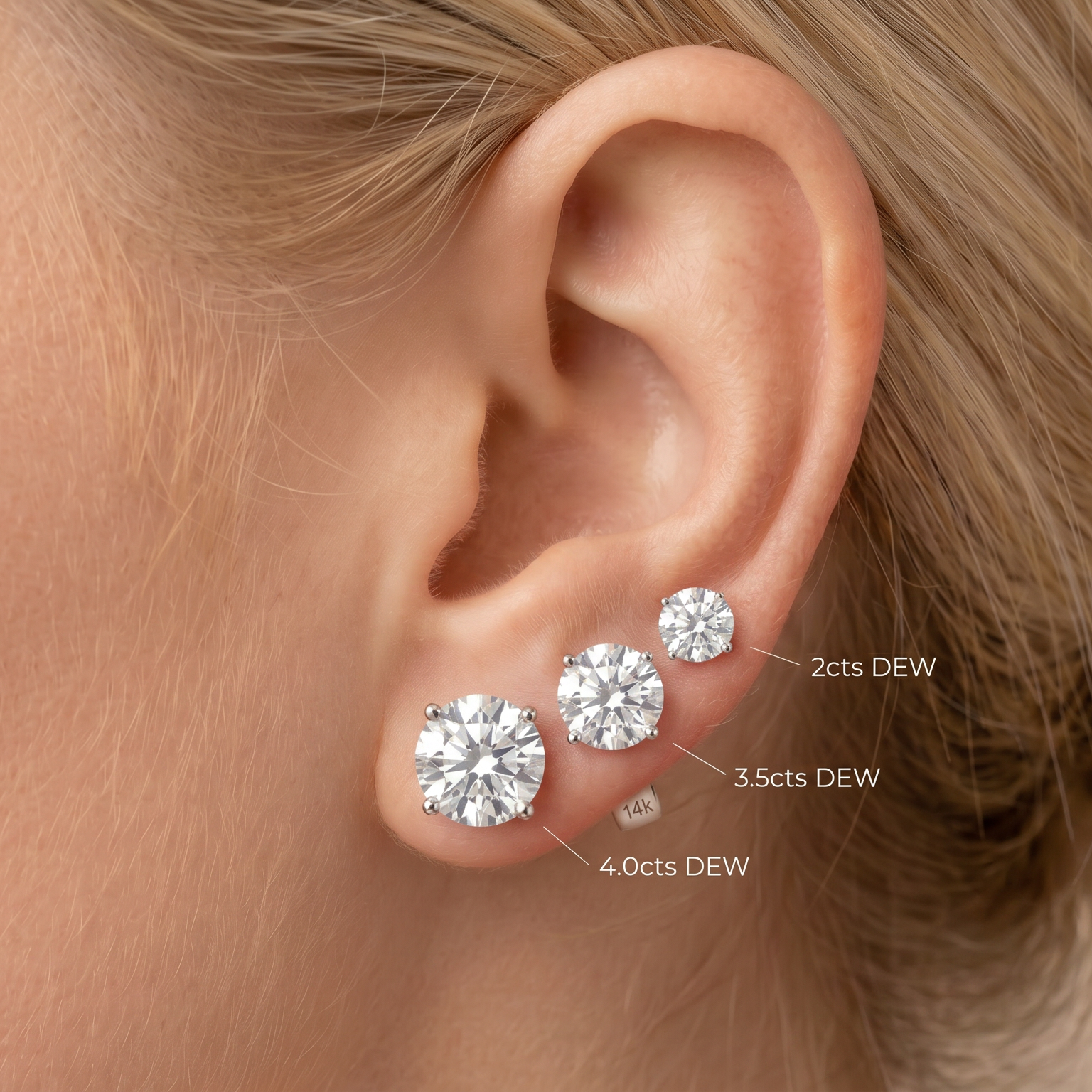 St. Germain - Round Stud Earrings