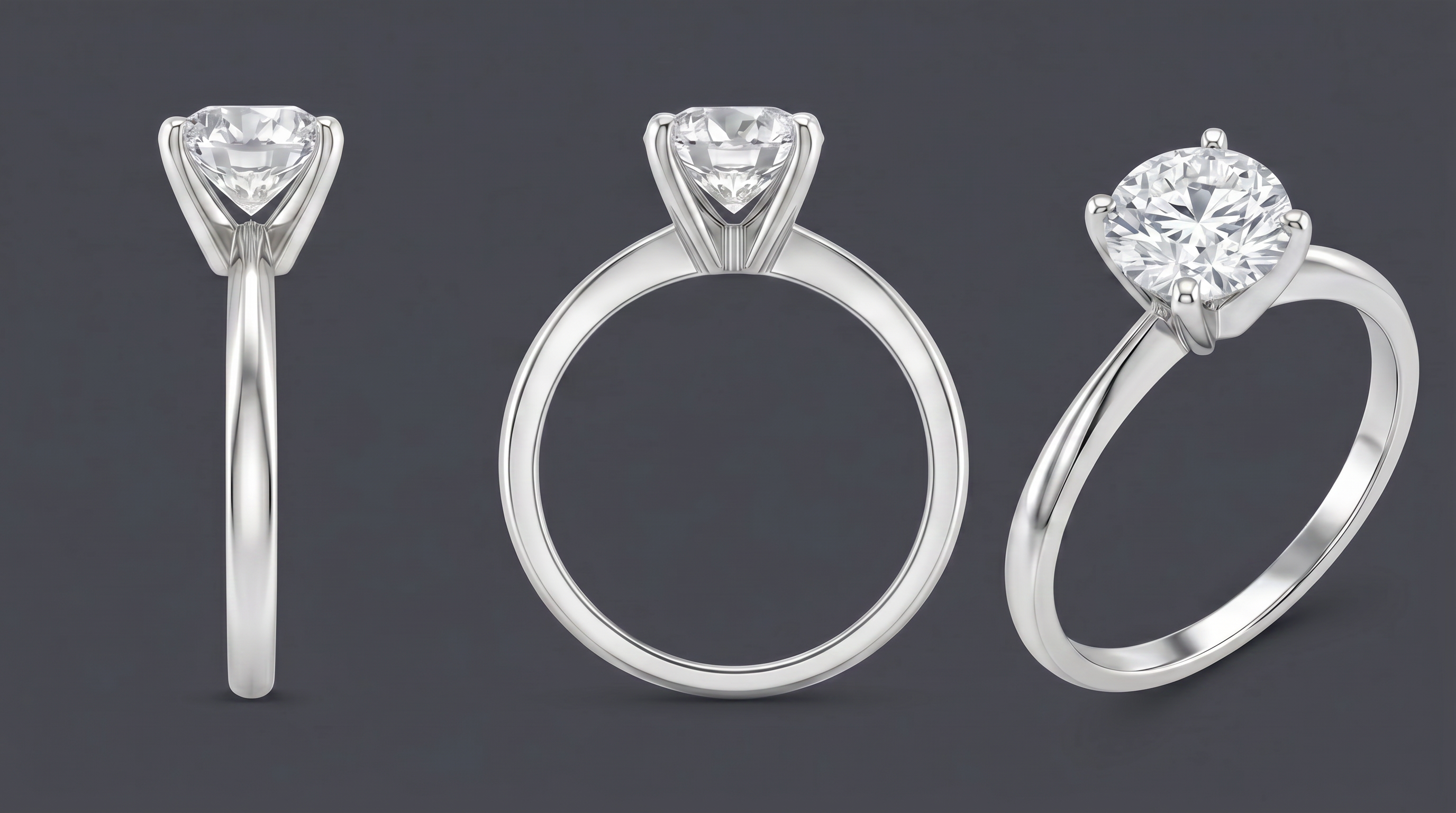 St. Germain - Solitaire Round Ring