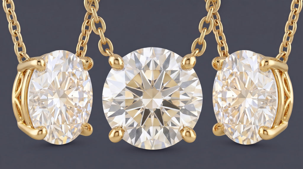 St. Germain - Solitaire Round Necklace