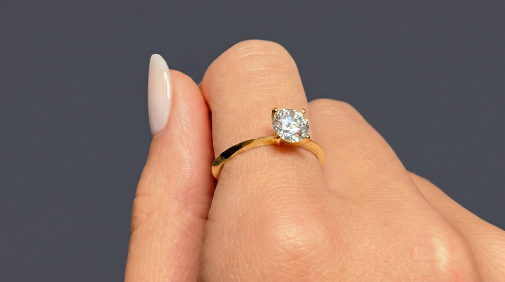 St. Germain - Solitaire Round Ring