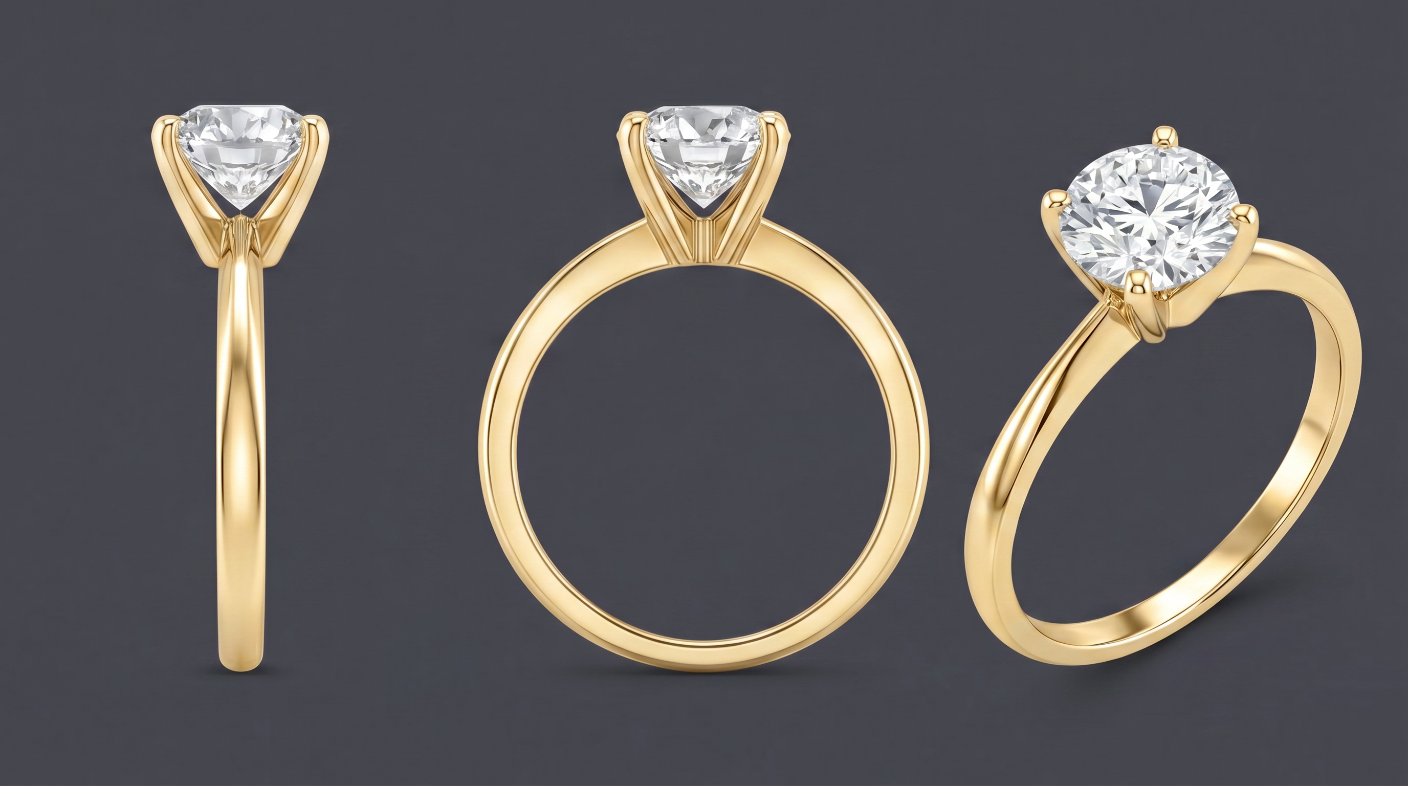 St. Germain - Solitaire Round Ring