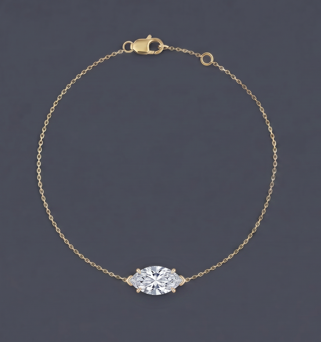 Bellagio - Solitaire Marquise Bracelet