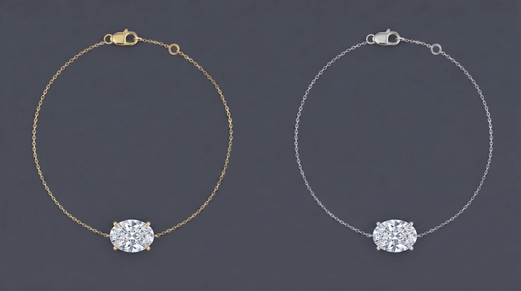 Cibeles -  Solitaire Oval Bracelet