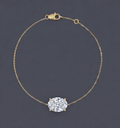 Cibeles -  Solitaire Oval Bracelet