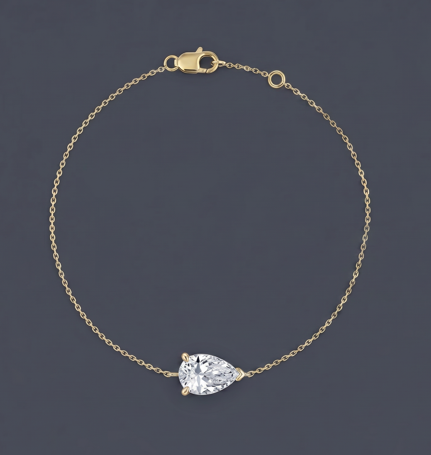 Picadelli - Solitaire Pear Bracelet