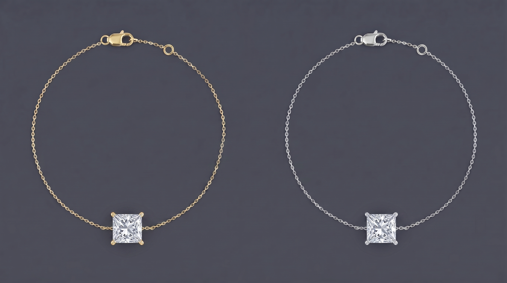 Satwa - Solitaire Princess Bracelet