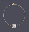 Satwa - Solitaire Princess Bracelet