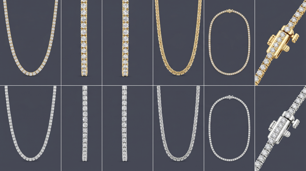 St. Germain - Round Tennis Necklace